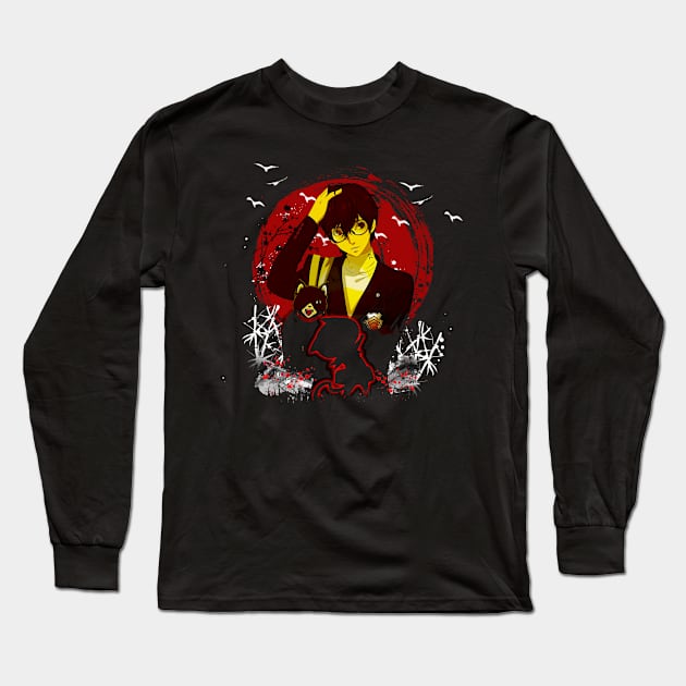 Personas 3's Arcana Shadows Exclusive Anime T-Shirts Await Long Sleeve T-Shirt by Infinity Painting